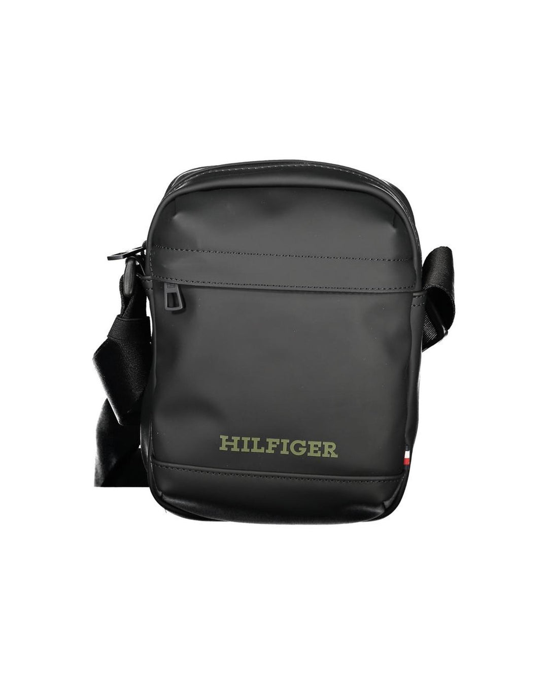 Tommy Hilfiger Men's Black Polyethylene Shoulder Bag - One Size