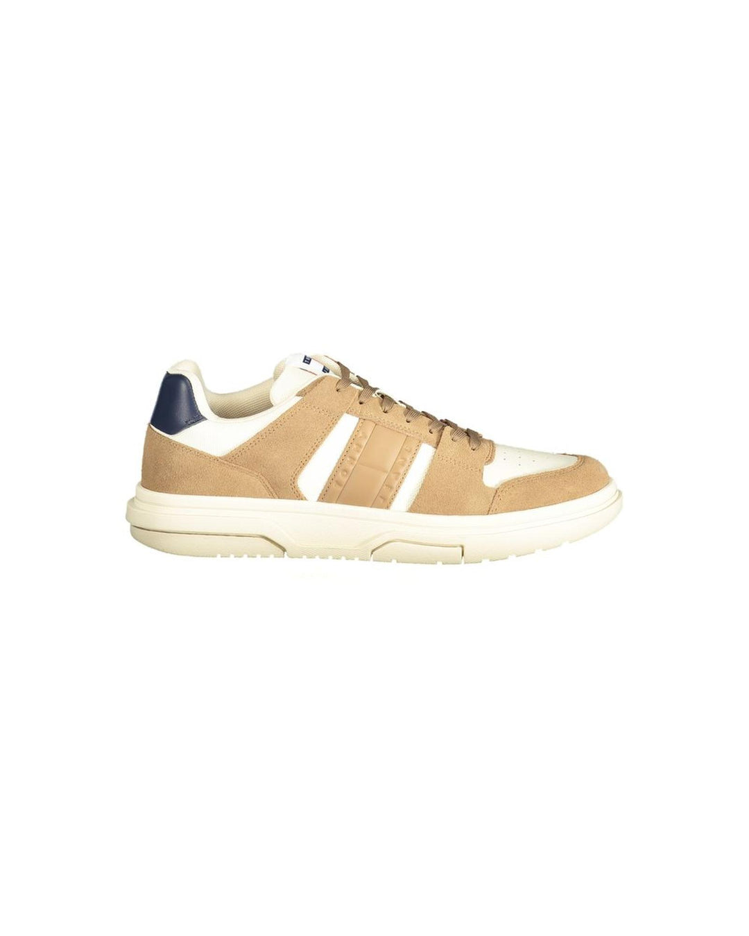 Tommy Hilfiger Men's Beige Polyester Sneaker - 40 EU