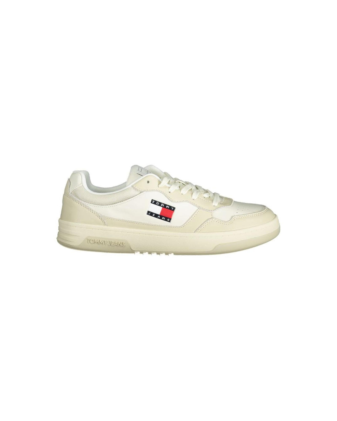 Tommy Hilfiger Men's Beige Polyester Sneaker - 44 EU