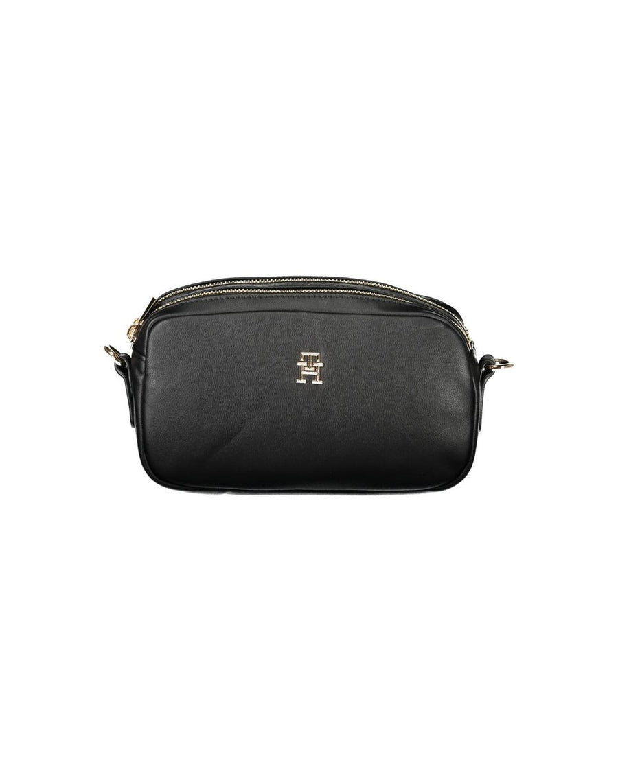 Tommy Hilfiger Women's Black Polyester Handbag - One Size
