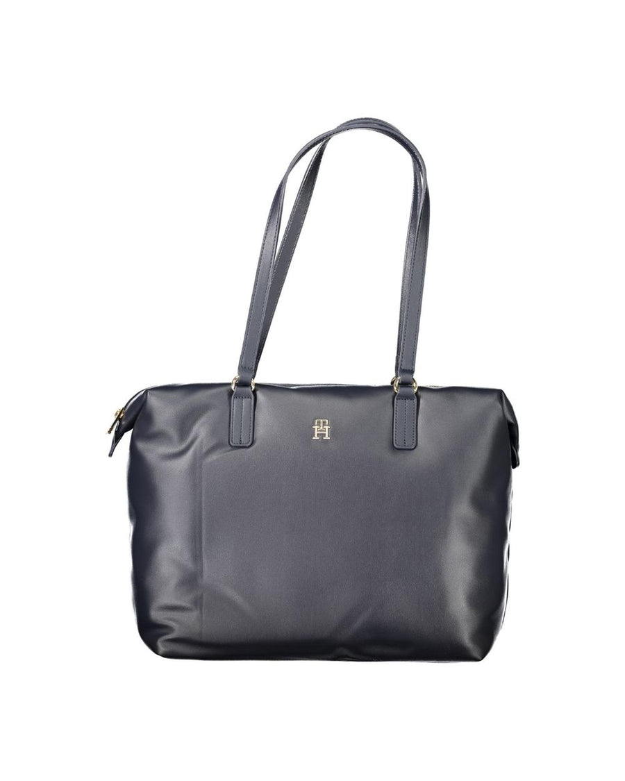 Tommy Hilfiger Women's Blue Polyester Handbag - One Size