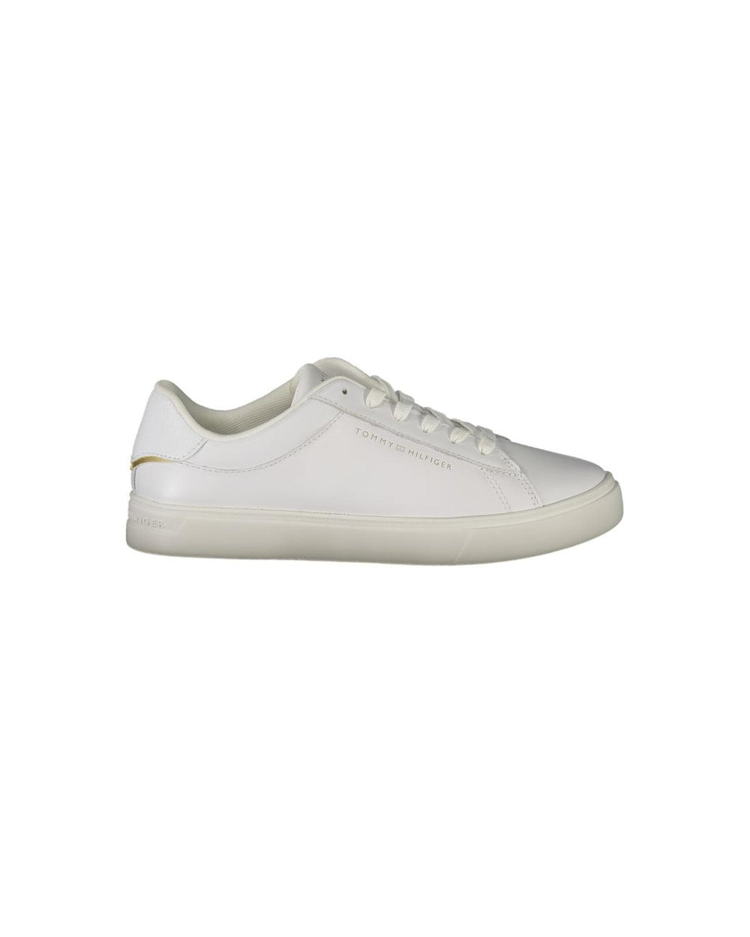 Tommy Hilfiger Women's White Polyester Sneaker - 41 EU
