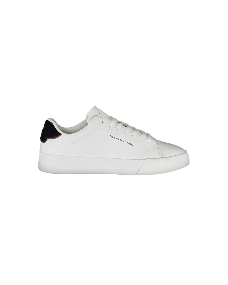 Tommy Hilfiger Men's White Polyethylene  Sneaker - 44 EU