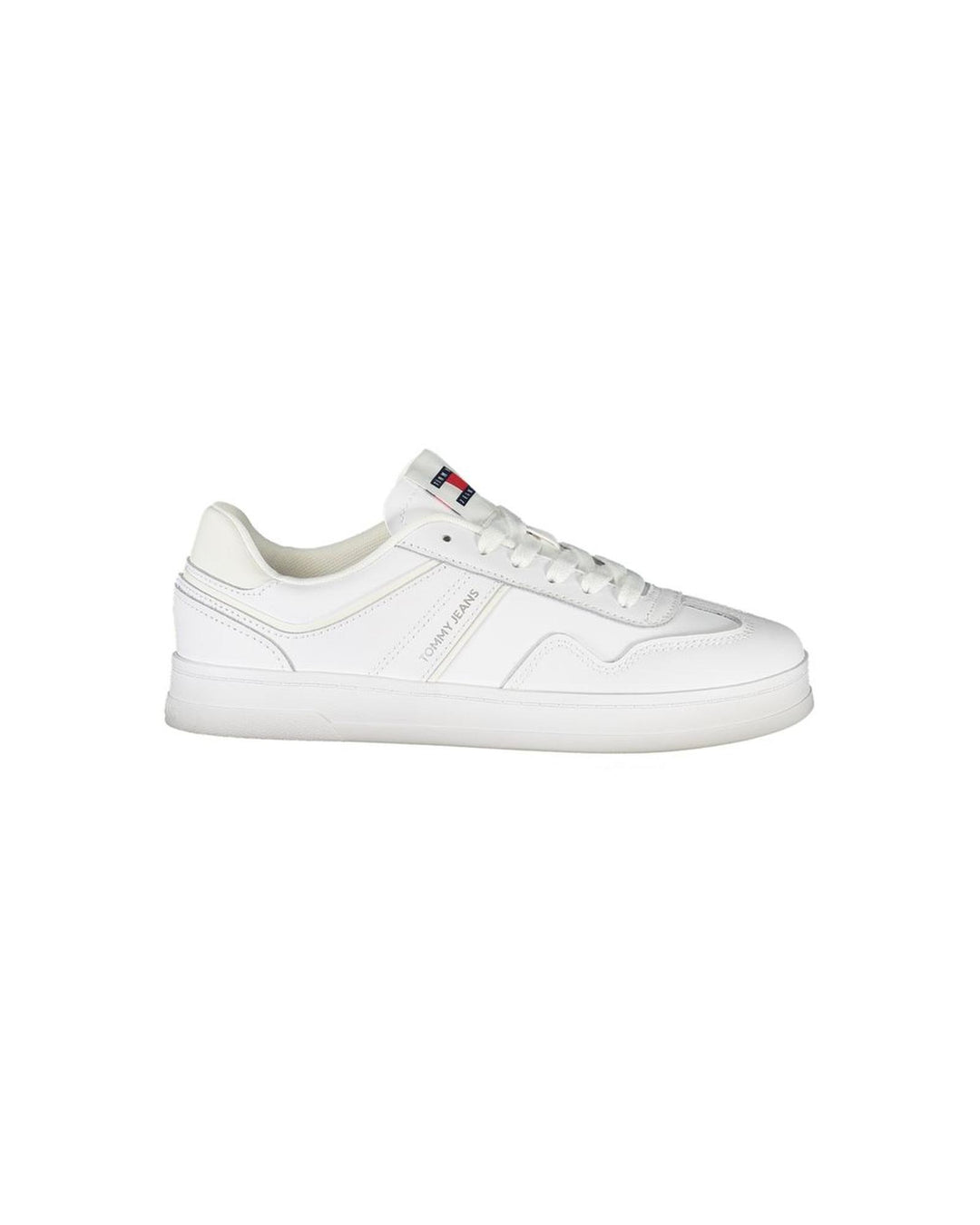 Tommy Hilfiger Women's White Polyethylene  Sneaker - 39 EU