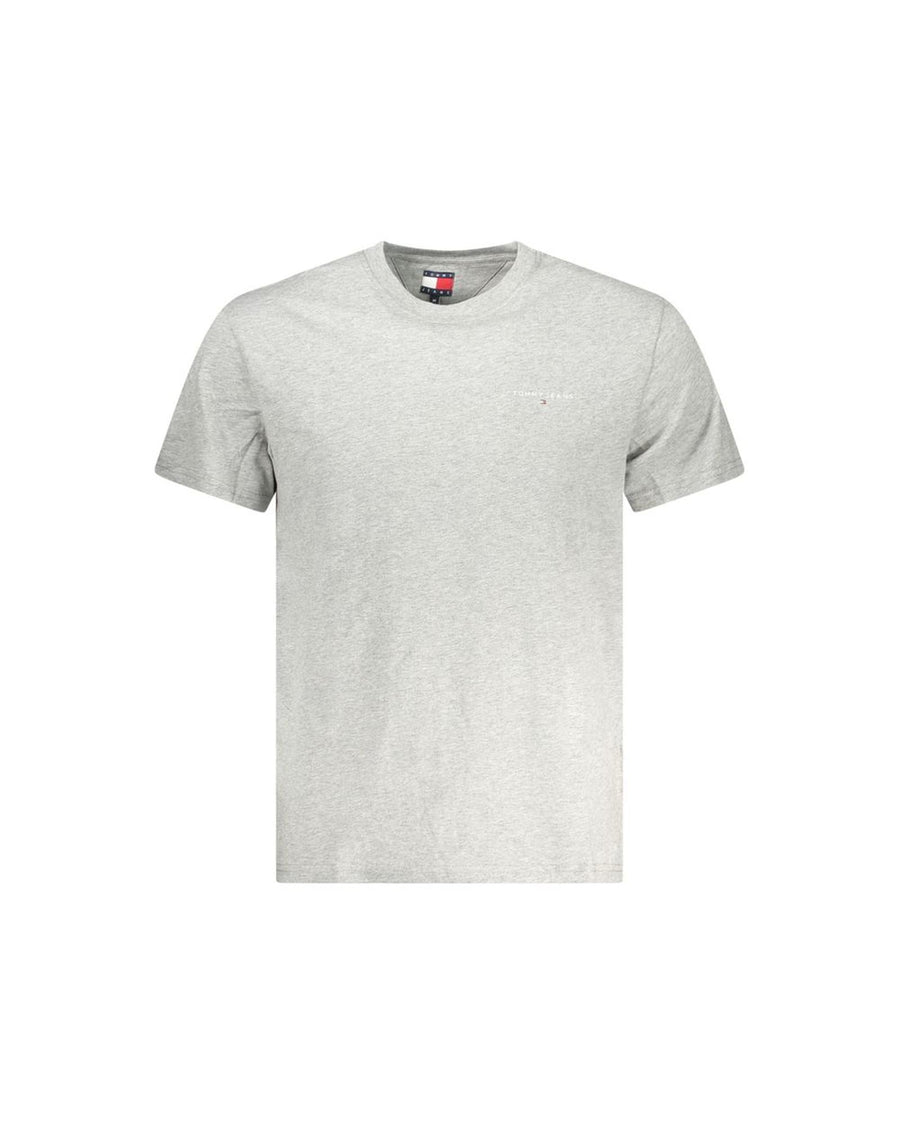 Tommy Hilfiger Men's Gray Cotton  T-Shirt - XL