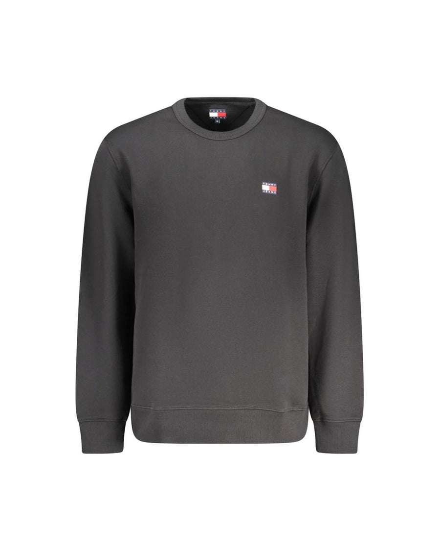 Tommy Hilfiger Men's Black Cotton  Sweater - XL