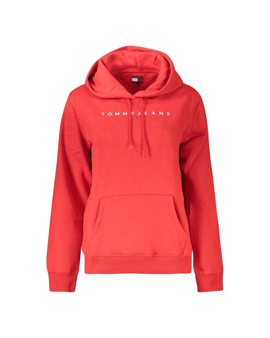 Tommy Hilfiger Women's Red Organic Cotton  Sweater - L