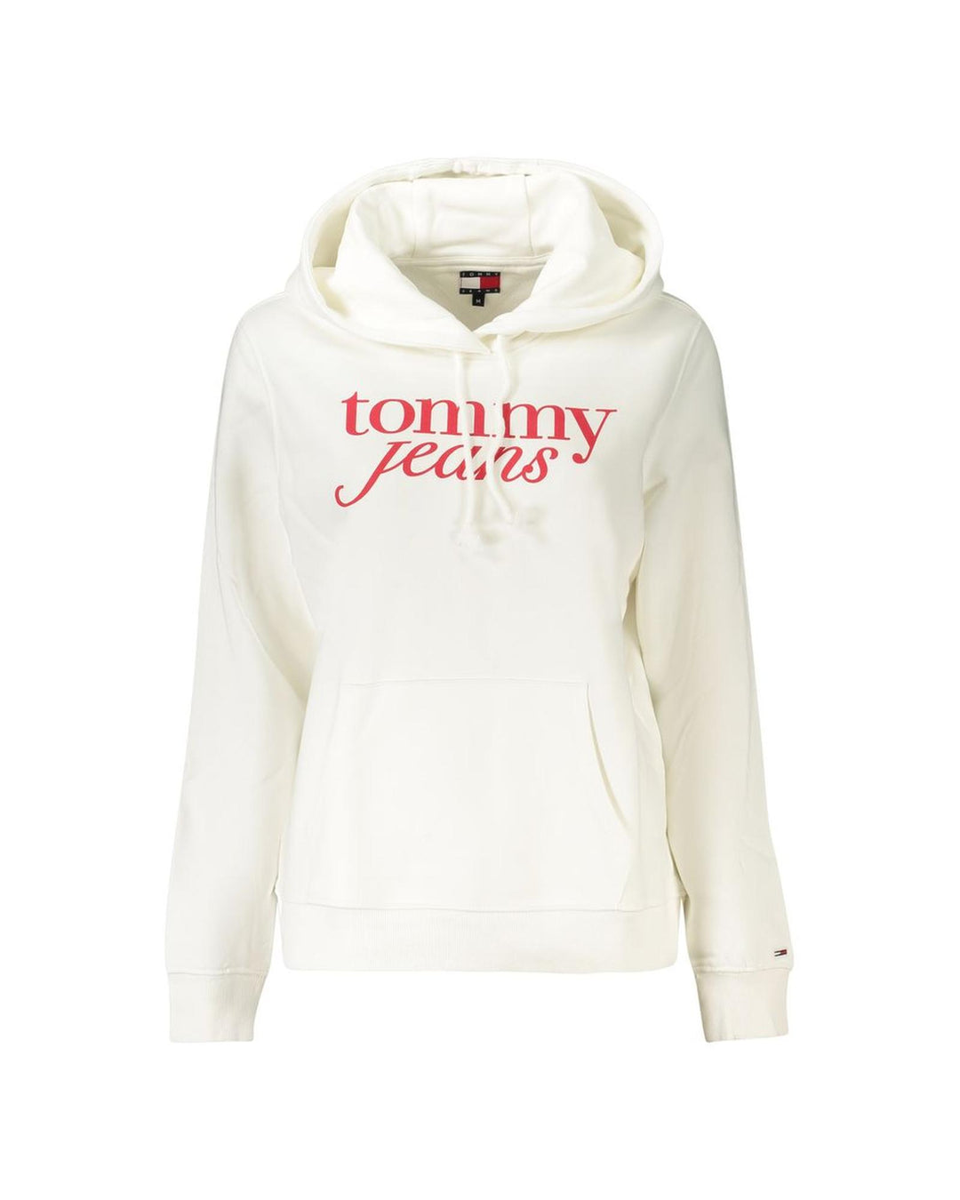 Tommy Hilfiger Women's White Cotton 's Hooded Sweater - XL