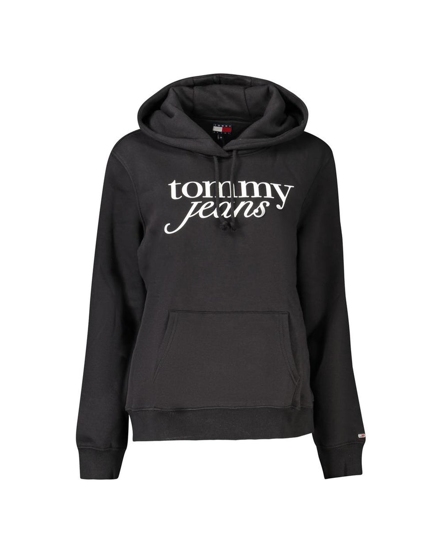 Tommy Hilfiger Women's Black Cotton  Sweater - XL