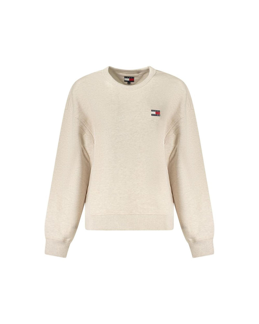 Tommy Hilfiger Women's Beige Cotton  Sweater - L