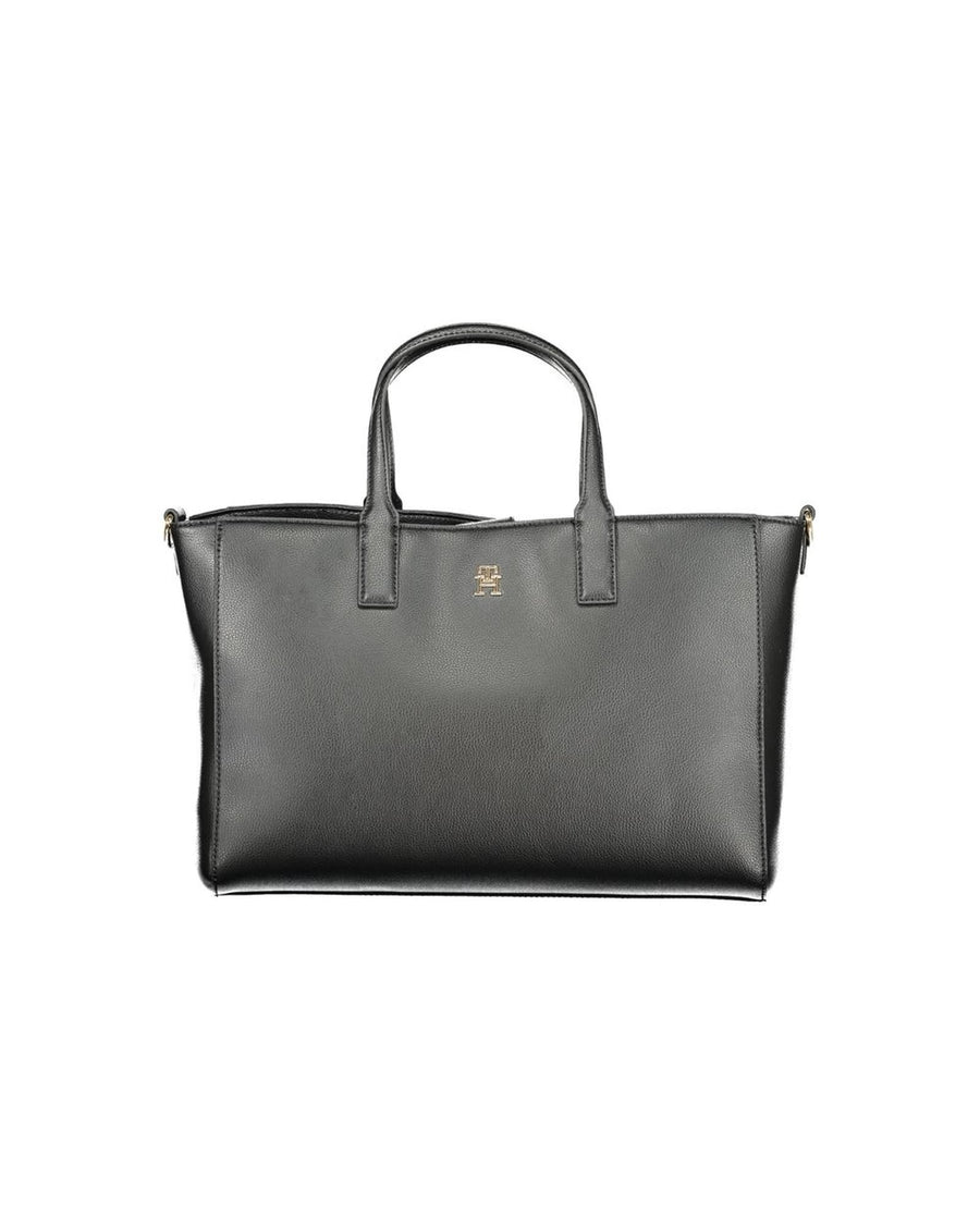 Tommy Hilfiger Women's Black Polyester  Handbag - One Size