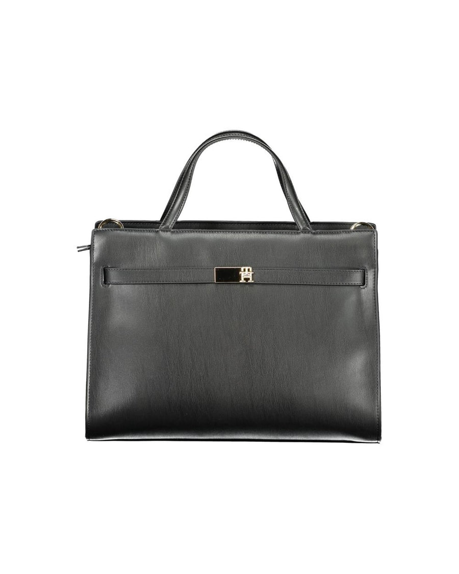 Tommy Hilfiger Women's Black Polyethylene  Handbag - One Size