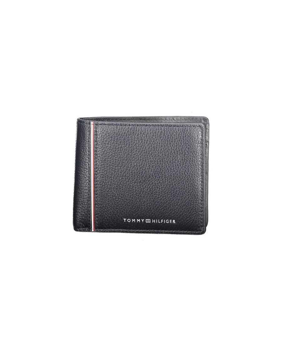 Tommy Hilfiger Men's Blue Leather  Wallet - One Size