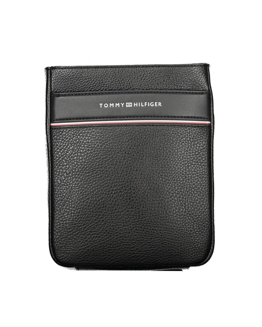 Tommy Hilfiger Men's Black Polyethylene  Shoulder Bag - One Size
