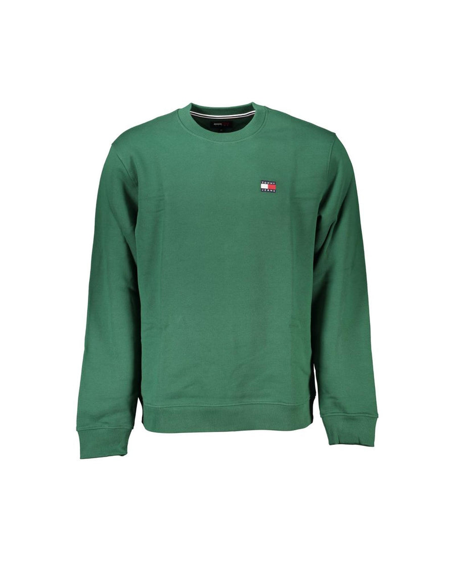 Tommy Hilfiger Men's Green Cotton Sweater - 2XL
