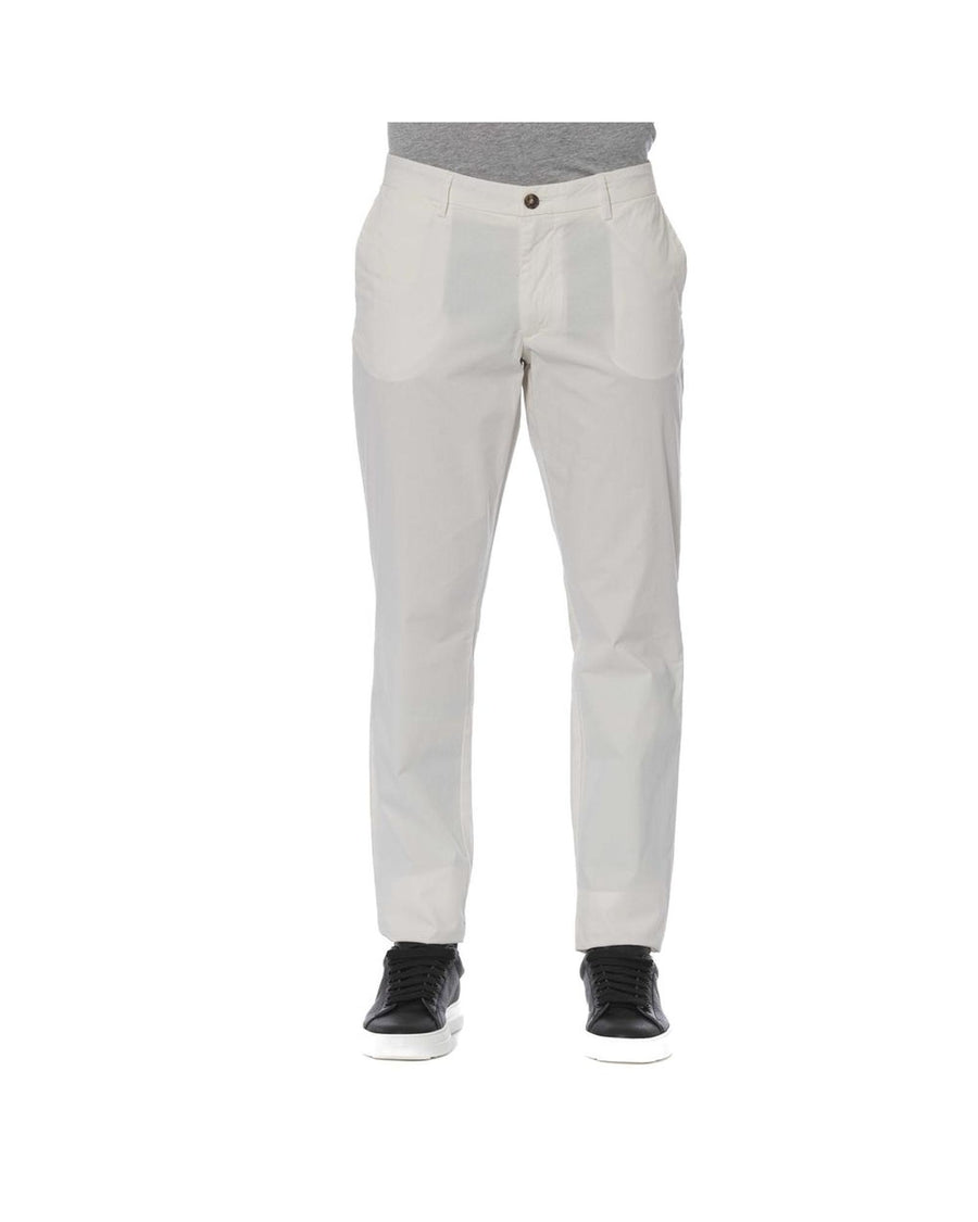 Trussardi Jeans Men's White Cotton Jeans & Pant - W52