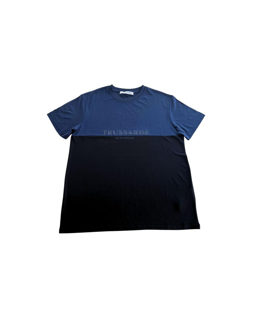 Trussardi Beachwear Men's Blue Polyester T-Shirt - XL