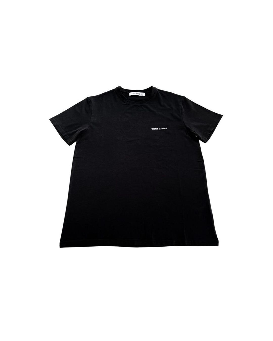 Trussardi Beachwear Men's Black Cotton T-Shirt - L