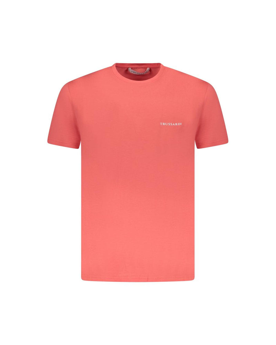 Trussardi Men's Pink Cotton  T-Shirt - S