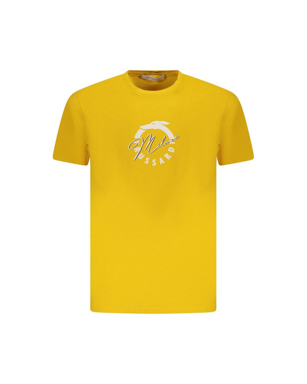 Trussardi Men's Yellow Cotton T-Shirt - M