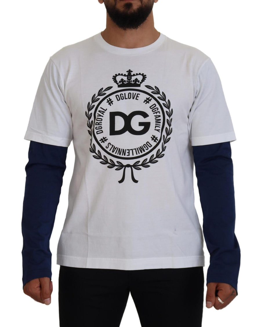 Dolce & Gabbana Crew-neck Pullover Sweater with Logo Details 50 IT Men
