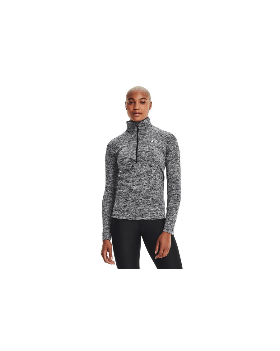 Womens Half Zip Twist Tee - XL