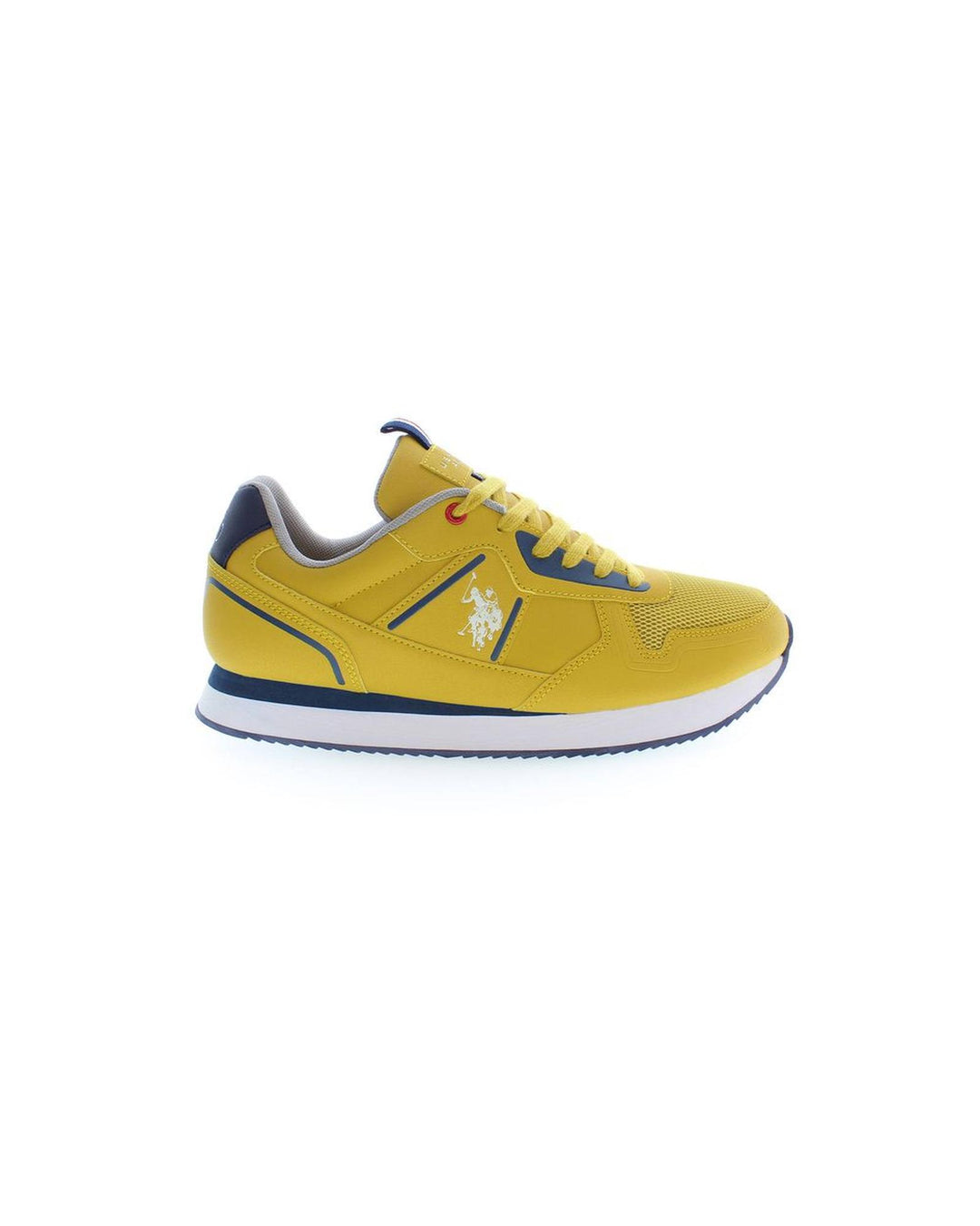 US POLO ASSN Men's Yellow Polyester Sneaker - 44 EU