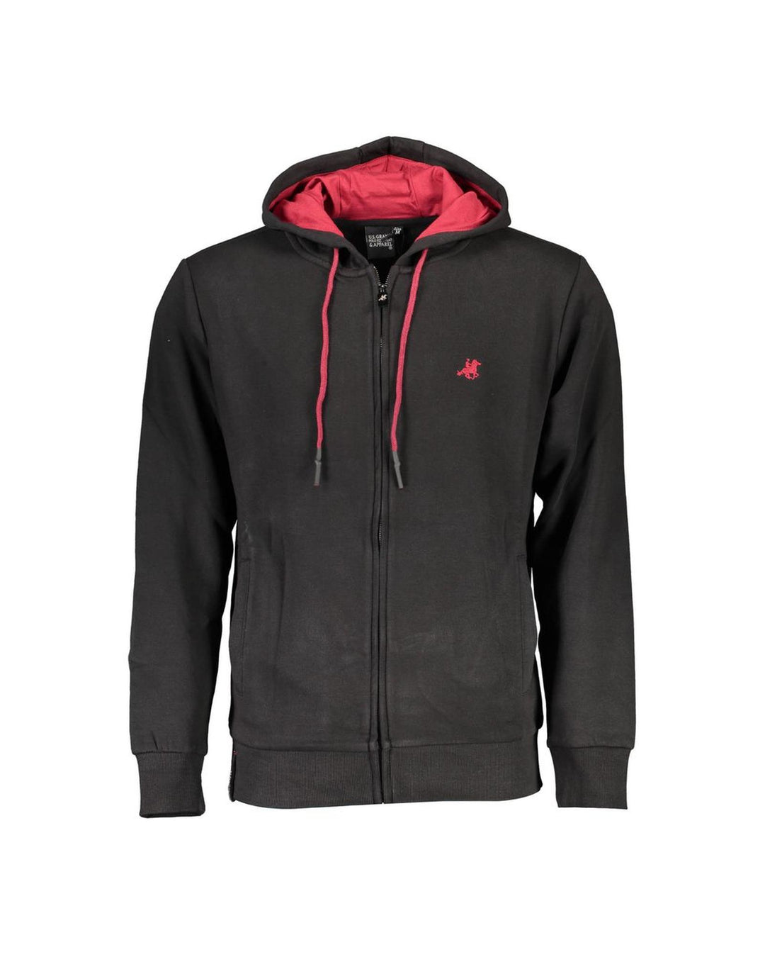 US Grand Polo Men's Chic Hooded Sweatshirt with Logo Embroidery - 2XL