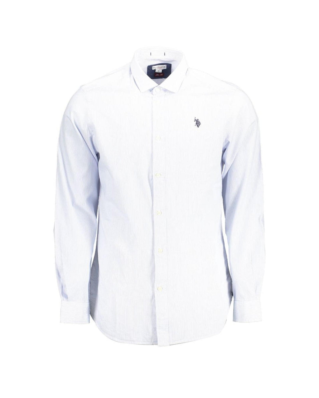 US POLO ASSN Men's Light Blue Cotton Shirt - 2XL