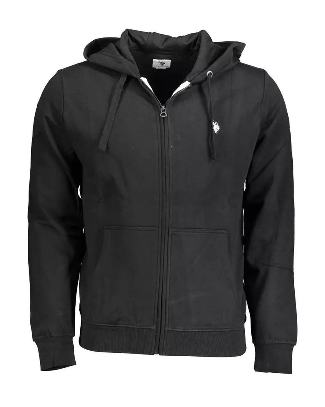 US POLO ASSN Men's Black Cotton Sweater - 2XL