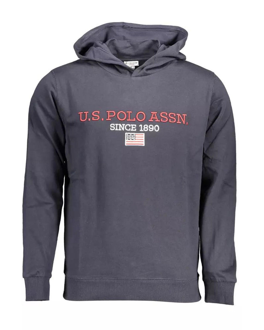 US POLO ASSN Men's Blue Cotton Sweater - L