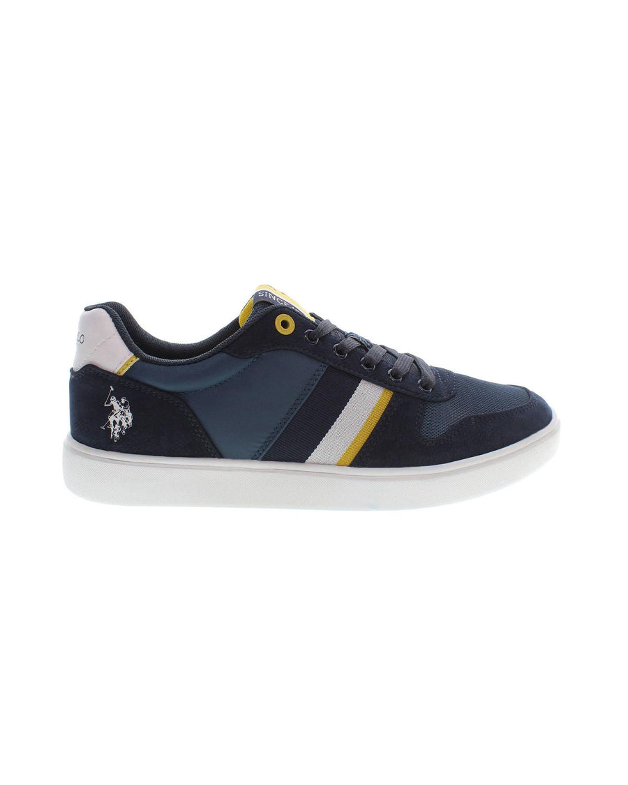 US POLO ASSN Men's Blue Polyester Sneaker - 43 EU