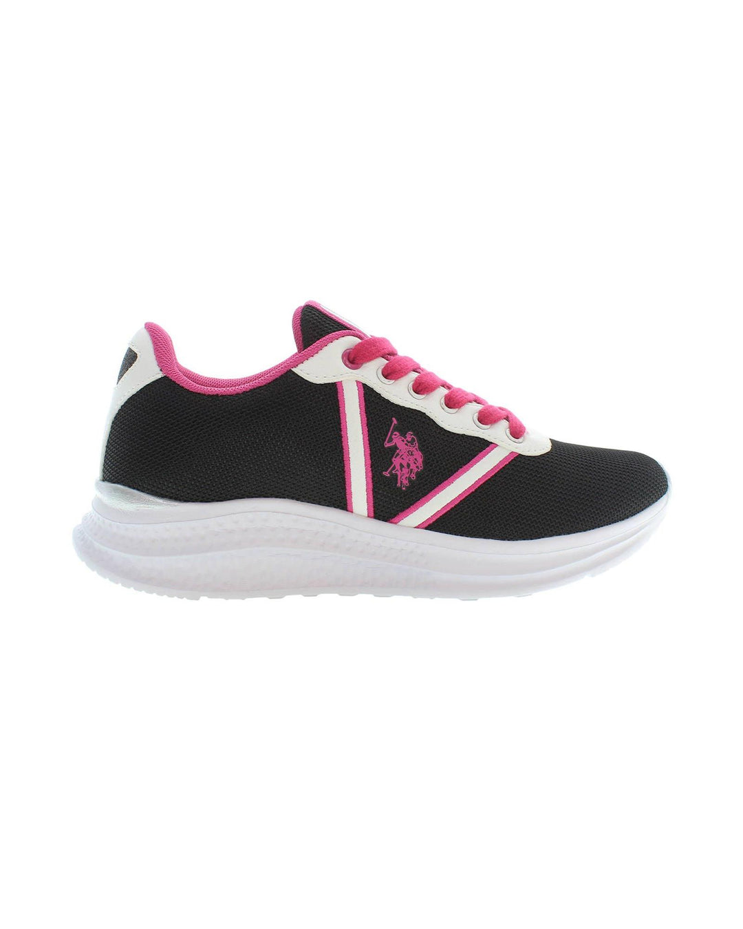 US POLO ASSN Women's Black Polyester Sneaker - 35 EU