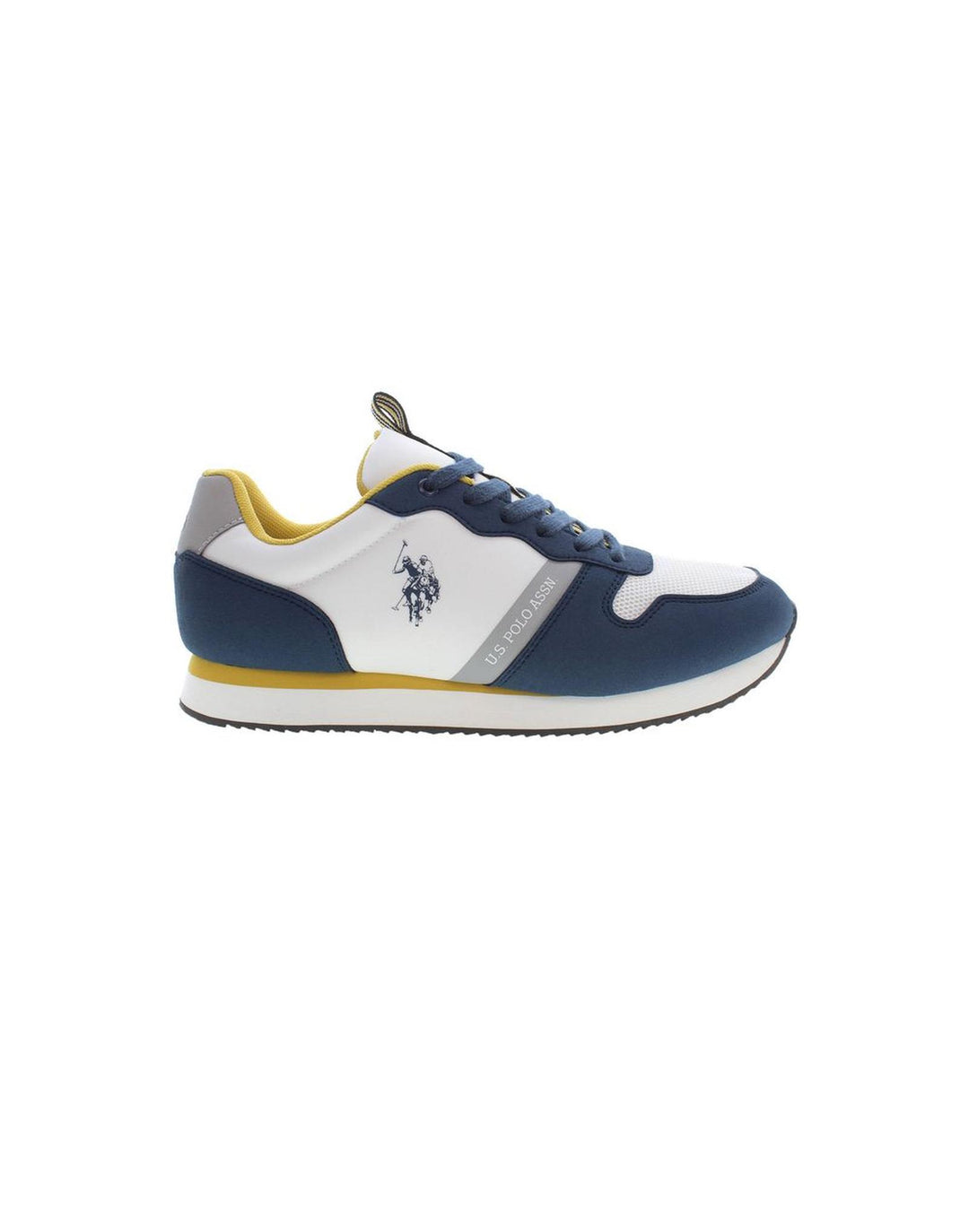 US POLO ASSN Men's Blue Polyester Sneaker - 44 EU