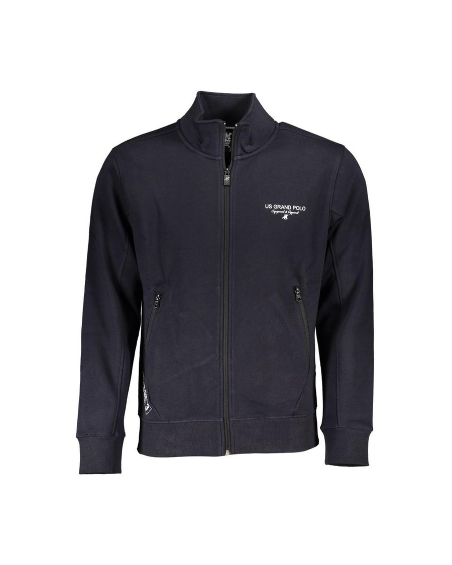 US Grand Polo Men's Blue Cotton Sweater - 2XL