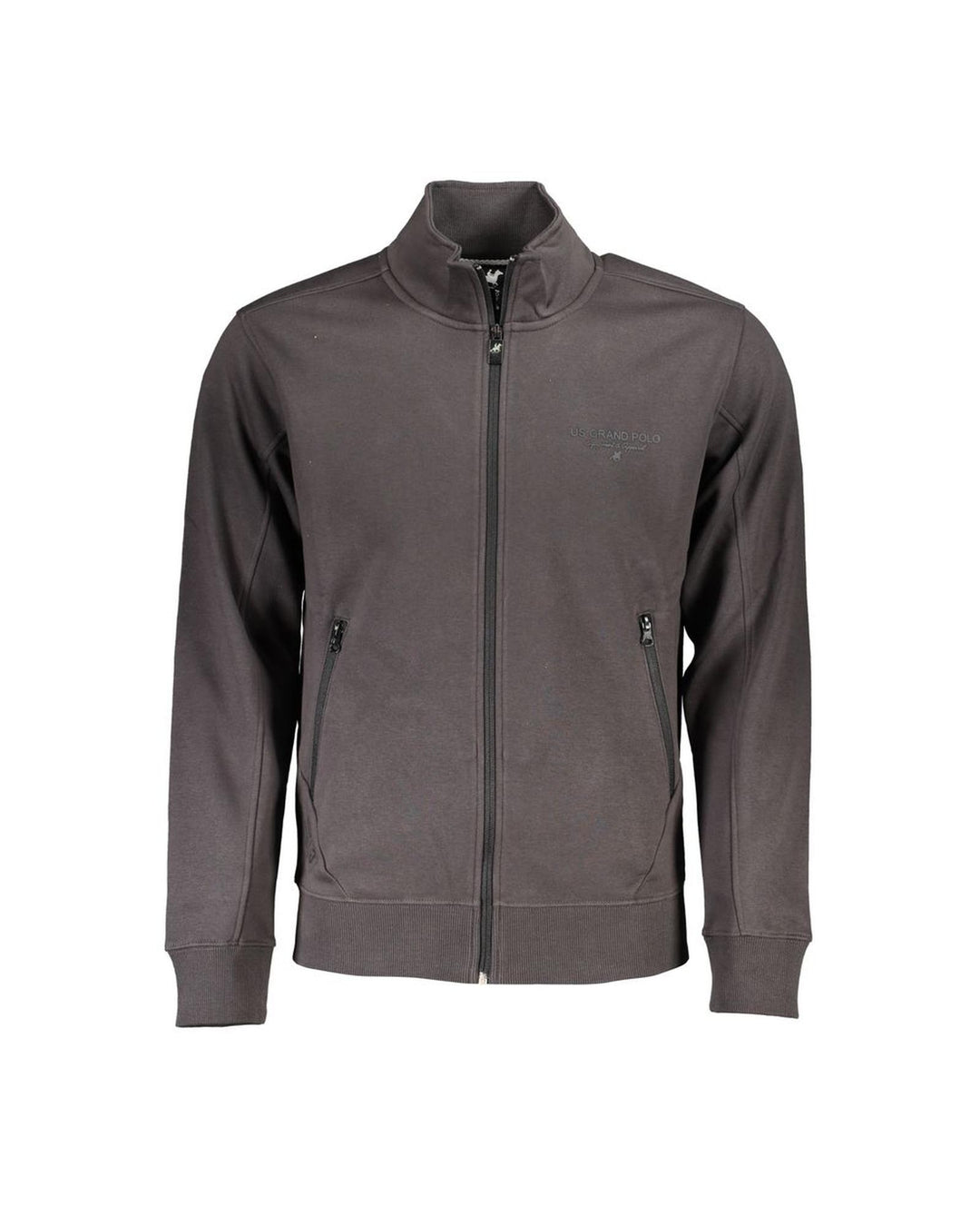 US Grand Polo Men's Gray Cotton Sweater - L