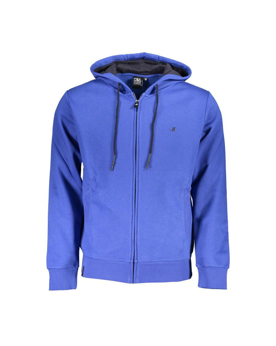 US Grand Polo Men's Blue Cotton Sweater - 2XL