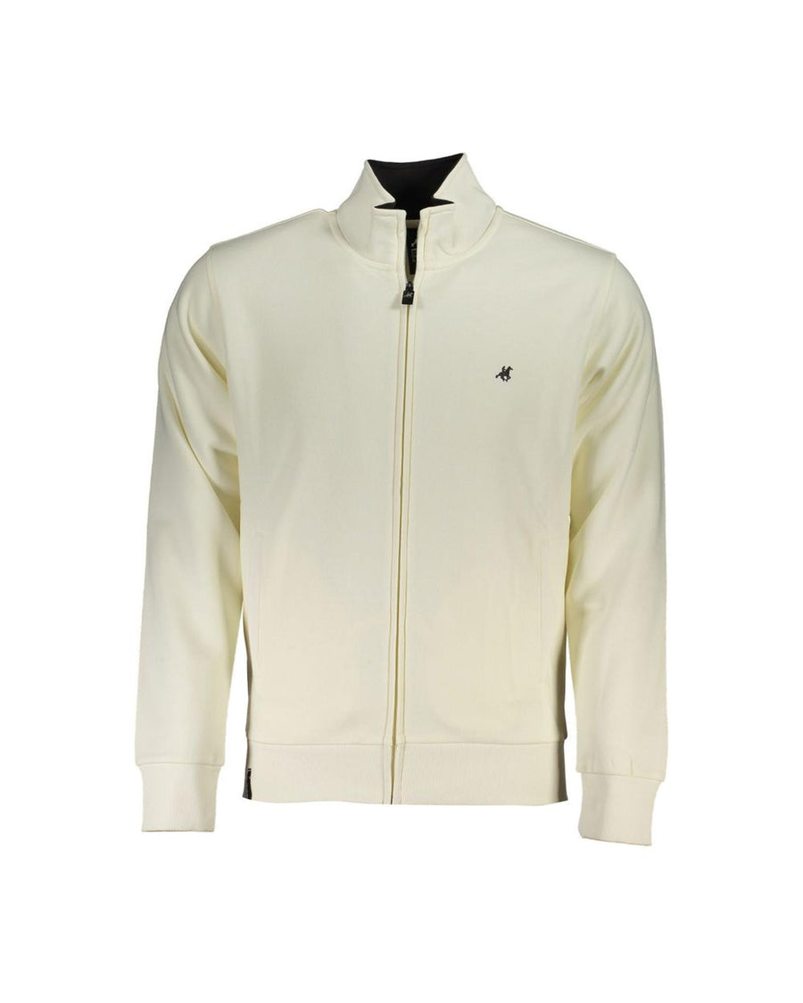 US Grand Polo Men's White Cotton Sweater - 2XL