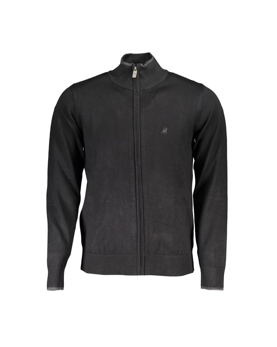 US Grand Polo Men's Black Nylon Sweater - M