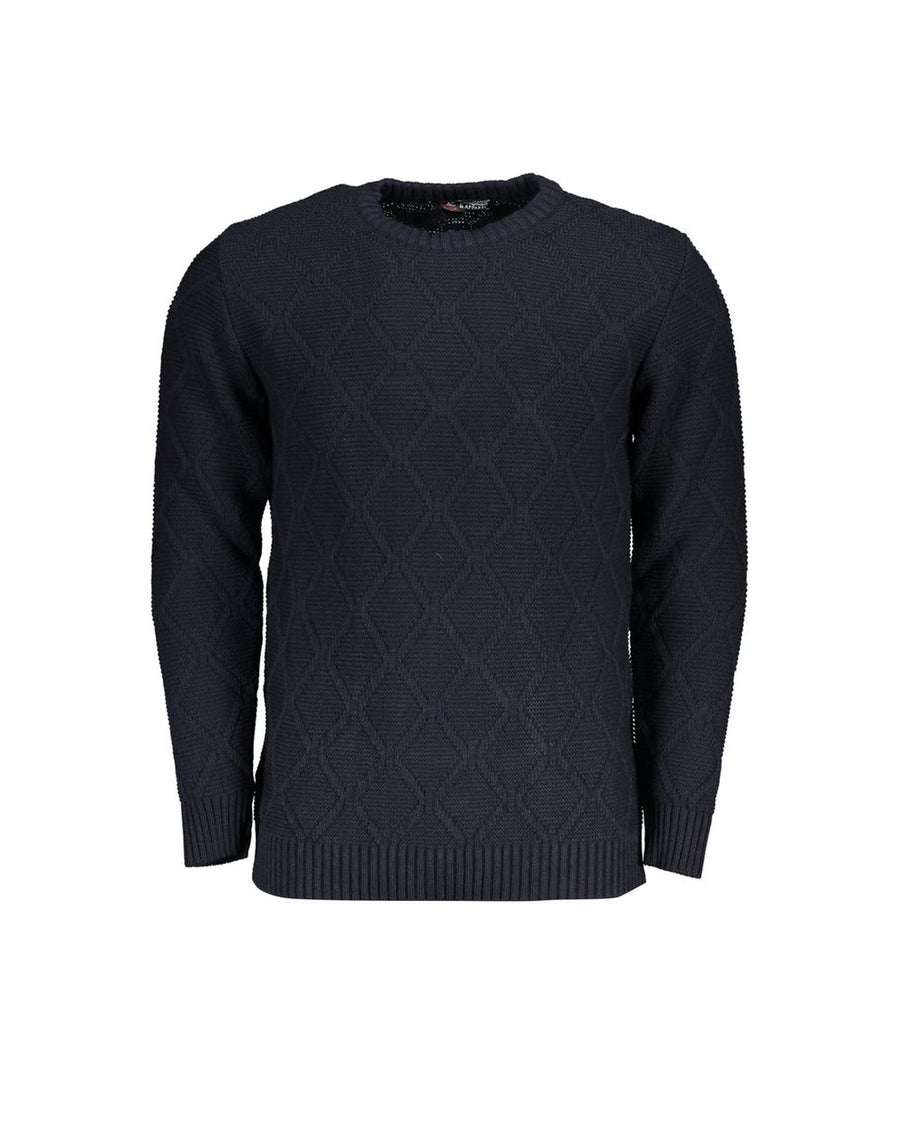 US Grand Polo Men's Blue Fabric Sweater - XL