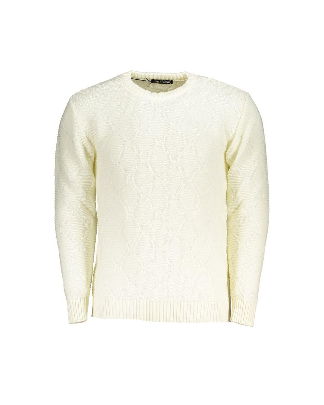 US Grand Polo Men's White Fabric Sweater - 2XL