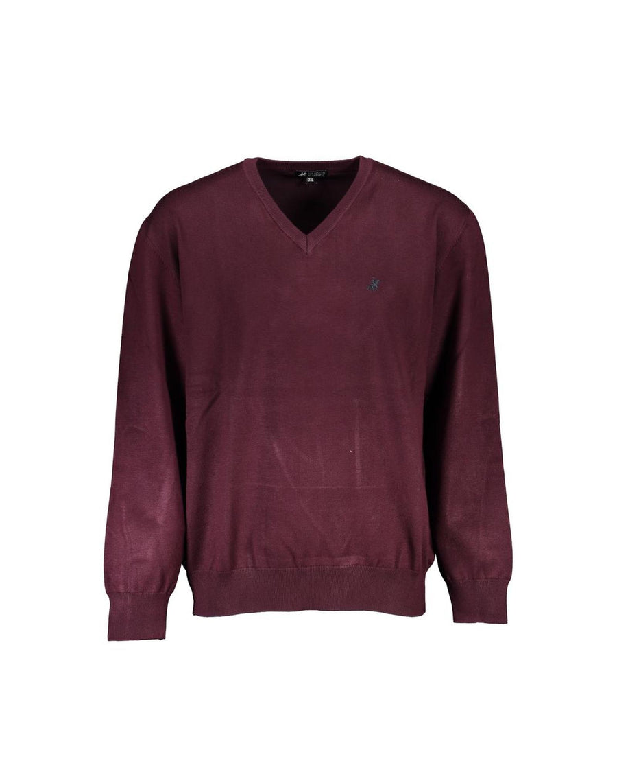 US Grand Polo Men's Red Nylon Sweater - 6XL