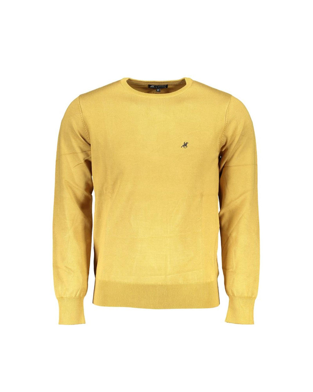 US Grand Polo Men's Yellow Nylon Sweater - 5XL