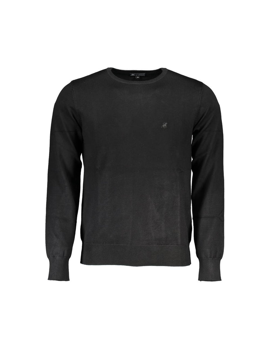 US Grand Polo Men's Black Nylon Sweater - 4XL