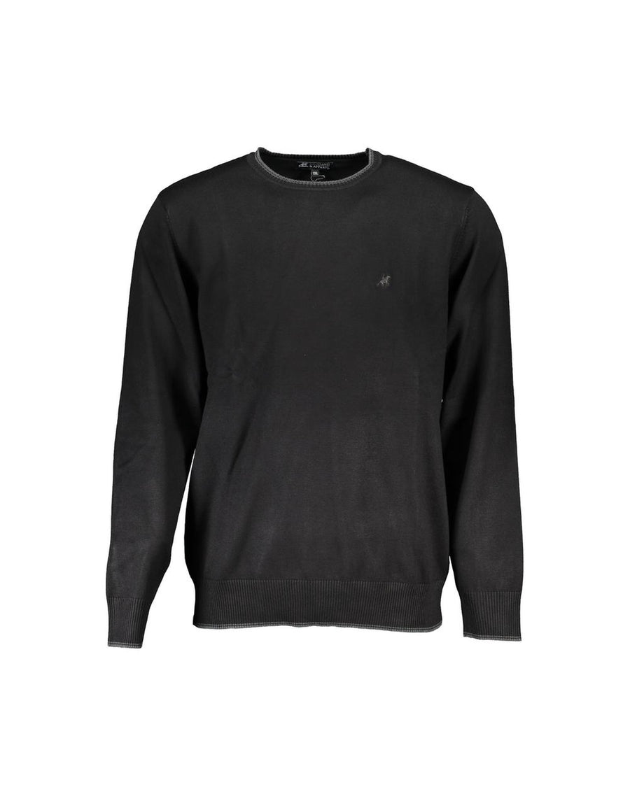 US Grand Polo Men's Black Nylon Sweater - 5XL