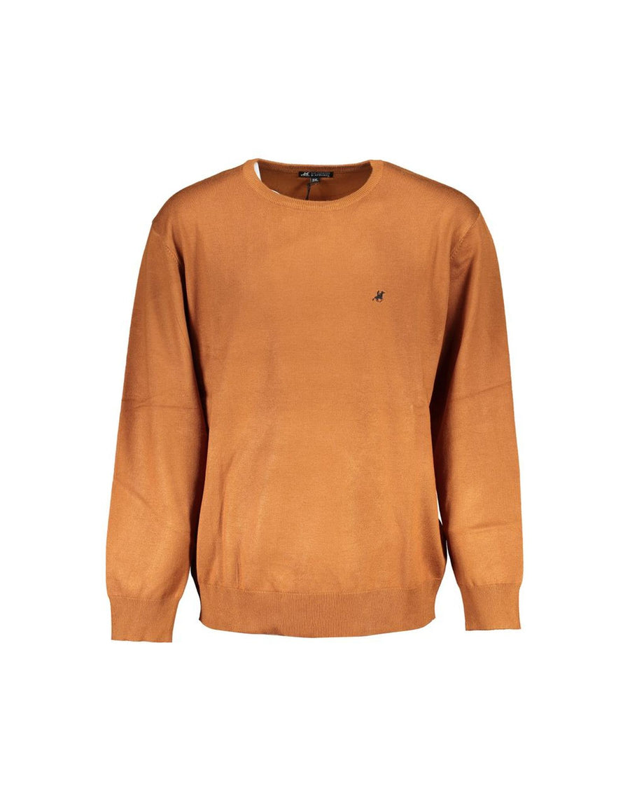 US Grand Polo Men's Brown Nylon Sweater - 3XL