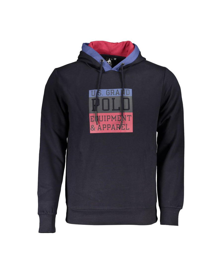 US Grand Polo Men's Blue Cotton Sweater - 2XL