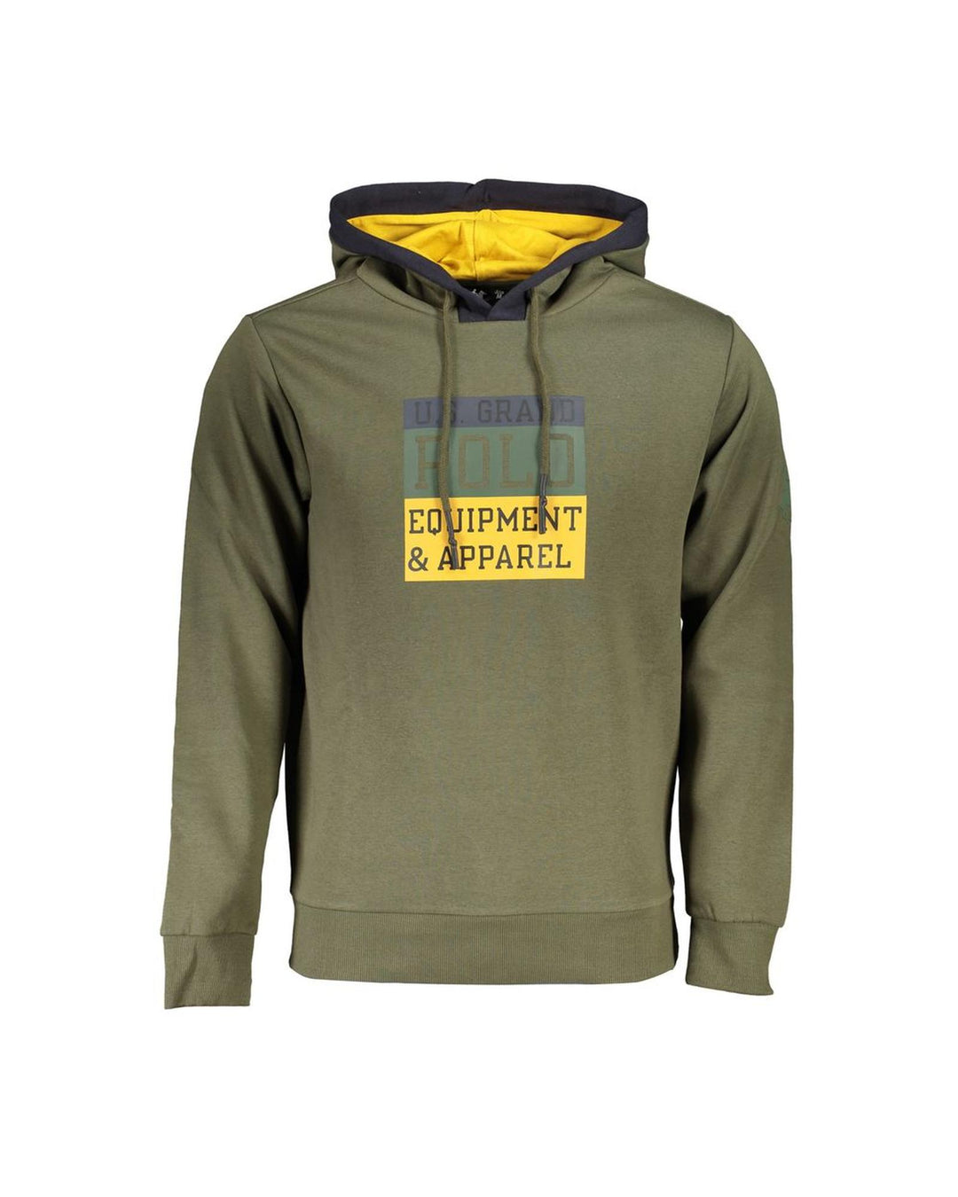 US Grand Polo Men's Green Cotton Sweater - 2XL