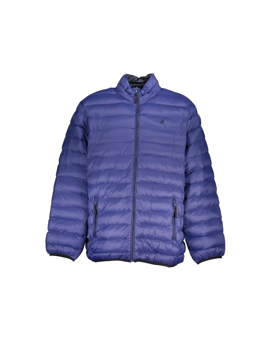 US Grand Polo Men's Blue Polyester Jacket - 3XL