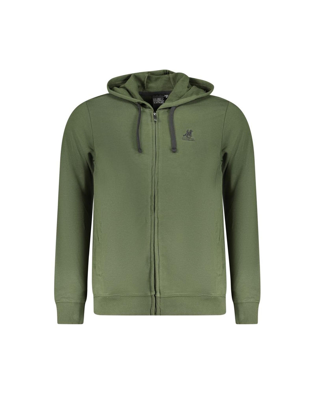 US Grand Polo Men's Green Cotton Sweater - S